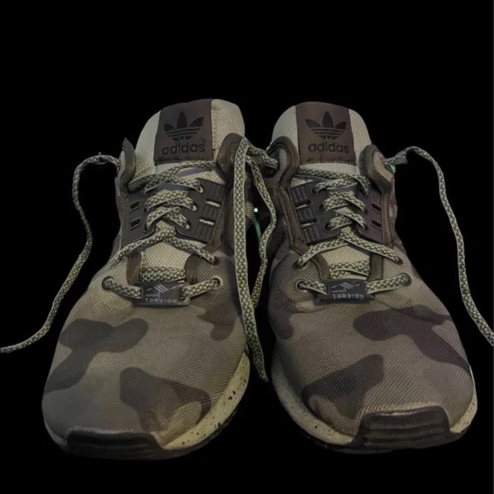 Adidas ZX Flux Torsion Decon Green Camouflage M19686 Men’s Size US 9.5